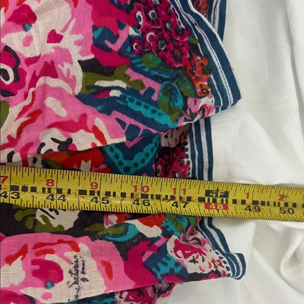 Floral Antica Sartoria Maxi Dress - Pink and Green AOS - Picture 7 of 9